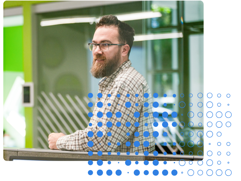 iVenture IT expert in an office