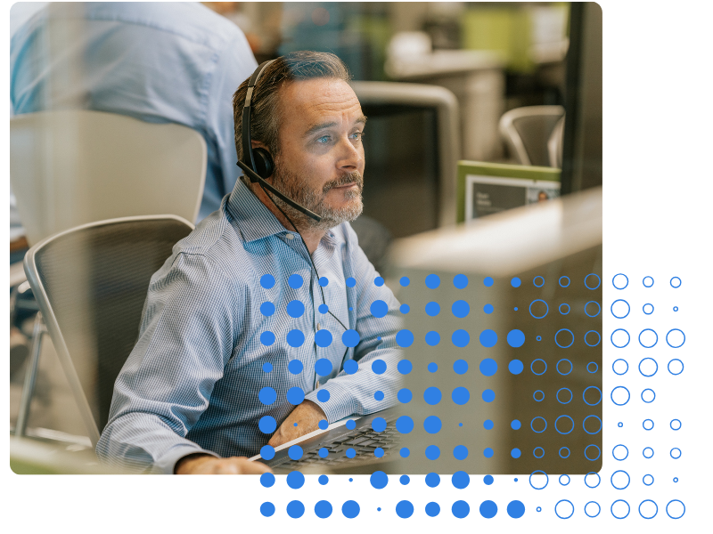 iVenture IT analyst with headset