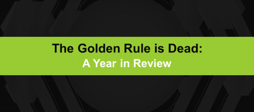 the golden rule is dead: iventure year in review